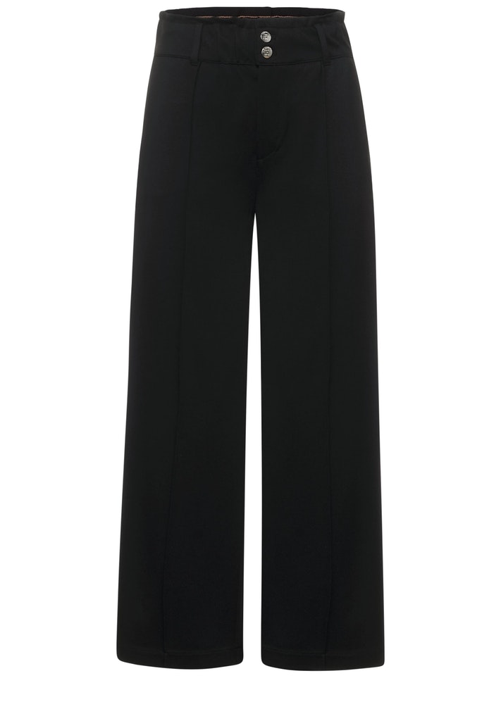 Street One Damen Short A374964 Black - hose mit reißverschluss