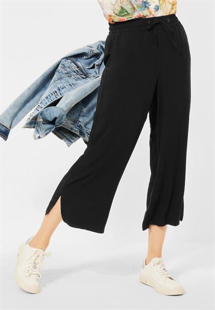 Loose Fit Hose mit Wide Legs black