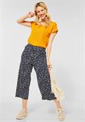 Loose Fit Hose mit Wide Legs deep blue
