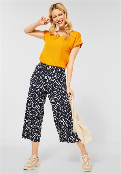 Loose Fit Hose mit Wide Legs deep blue