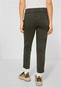 Loose Fit im Materialmix bassy olive