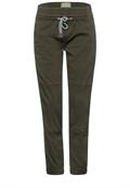 Loose Fit im Materialmix bassy olive