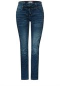 Loose Fit Jeans dark blue random wash