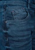 Loose Fit Jeans dark blue random wash