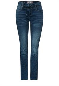 Loose Fit Jeans dark blue random wash