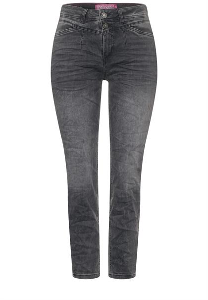 Loose Fit Jeans im Mom Style black random wash