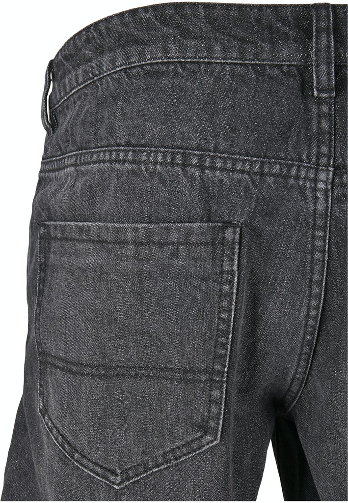 Urban Classics Herren Jeans Tb3078 Real Black Washed