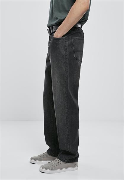 Loose Fit Jeans real black washed