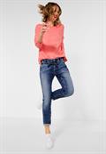 Loose Fit Jeans sky blue knit washed