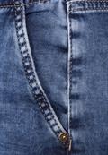 Loose Fit Jeans sky blue knit washed