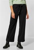 Loose Fit Jerseyhose black