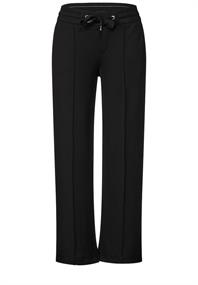Loose Fit Jerseyhose black