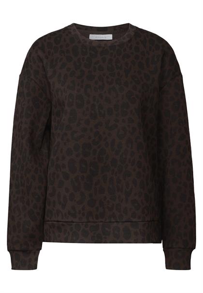Loose Fit Leo Pullover dark auburn brown