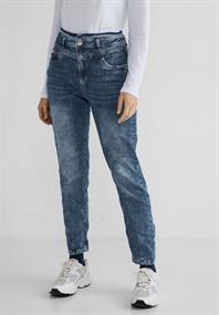 Loose Fit Mom Jeans brilliant indigo random wash