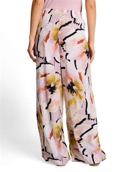 Loose Fit Palazzo Hose mit Muster big abstract flower print
