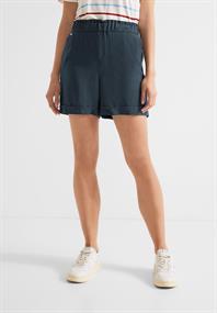 Loose Fit Paperbag Shorts cool vintage green
