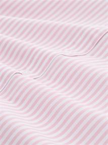 Loose Fit Popeline Hemdbluse mid pink white small stripe