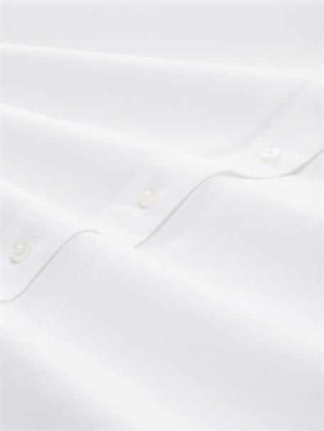 Loose Fit Popeline Hemdbluse white