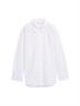 Loose Fit Popeline Hemdbluse white