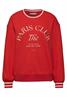 Loose Fit Print Sweatshirt racing red