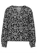Loose Fit Raglan Bluse black