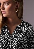 Loose Fit Raglan Bluse black