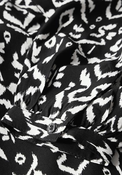 Loose Fit Raglan Bluse black