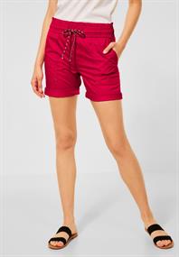 Loose Fit Shorts in Paperbag cherry red