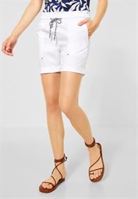 Loose Fit Shorts in Paperbag white