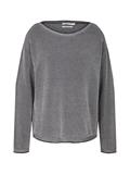 Loose Fit Strickpullover aus Baumwolle navy bubble structure