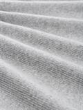 Loose Fit Strickpullover mit Stehkragen medium silver grey melange