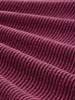 Loose Fit Strickpullover mit Stehkragen red rib structure