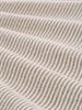 Loose Fit Strickpullover mit Stehkragen soft taupe rib structure