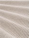 Loose Fit Strickpullover mit Stehkragen soft taupe rib structure