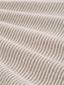 Loose Fit Strickpullover mit Stehkragen soft taupe rib structure