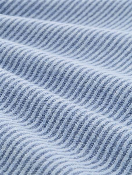 Loose Fit Strickpullover mit Wollanteil fern blue structure