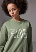 Loose Fit Sweater slate green