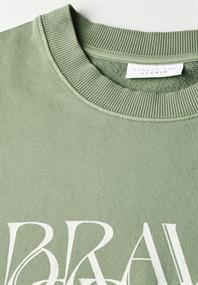 Loose Fit Sweater slate green