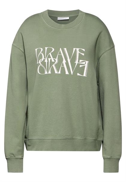 Loose Fit Sweater slate green