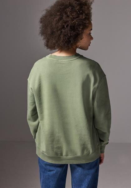 Loose Fit Sweater slate green