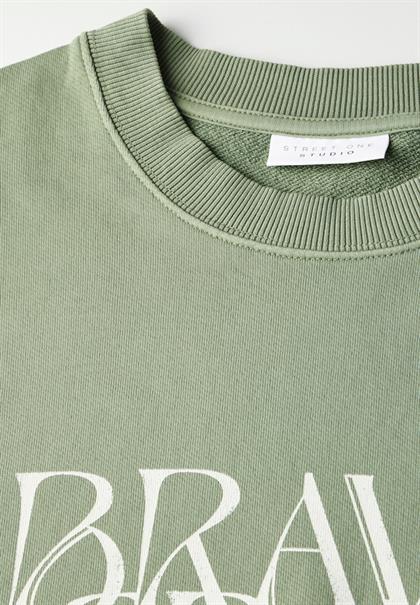 Loose Fit Sweater slate green