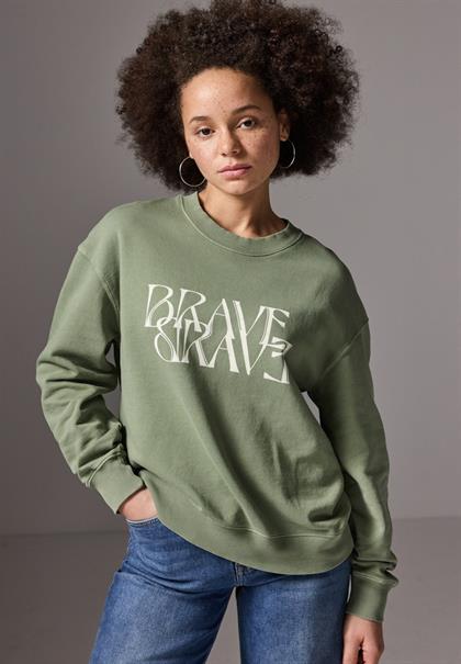 Loose Fit Sweater slate green