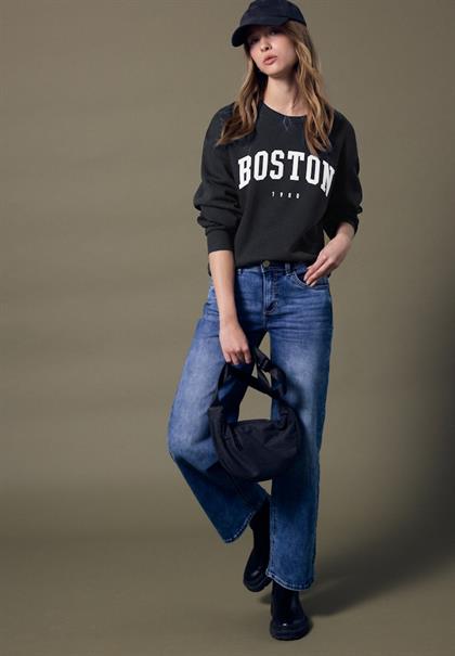 Loose Fit Sweatshirt black