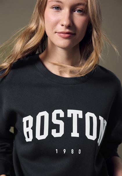 Loose Fit Sweatshirt black