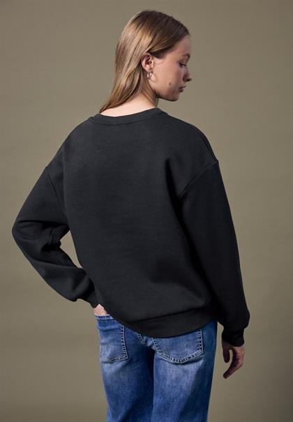 Loose Fit Sweatshirt black