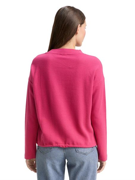 Loose Fit Sweatshirt cherry granita