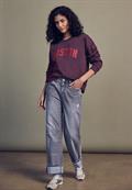 Loose Fit Sweatshirt royal plum