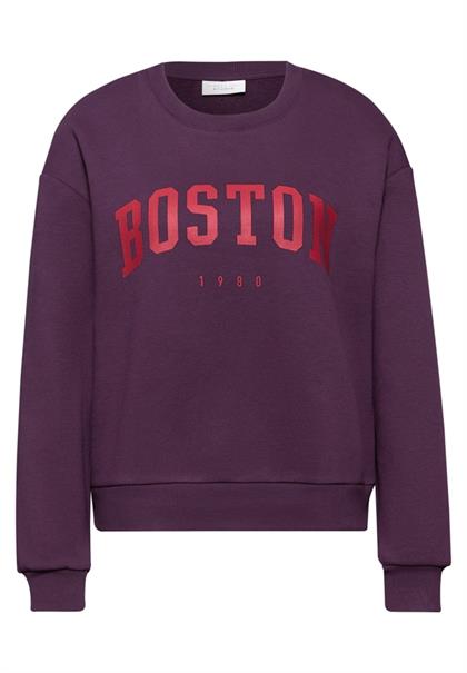 Loose Fit Sweatshirt royal plum