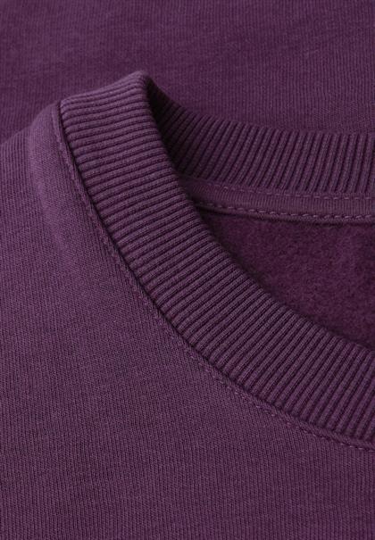 Loose Fit Sweatshirt royal plum