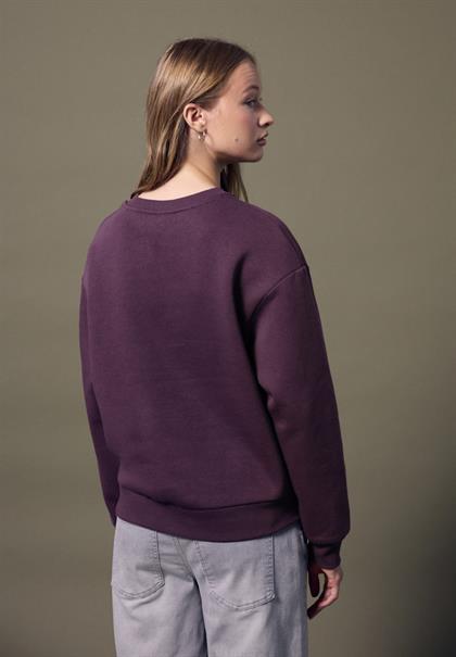 Loose Fit Sweatshirt royal plum